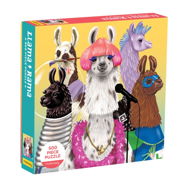 Llama Rama 500pc Family Puzzle By Golden,syama