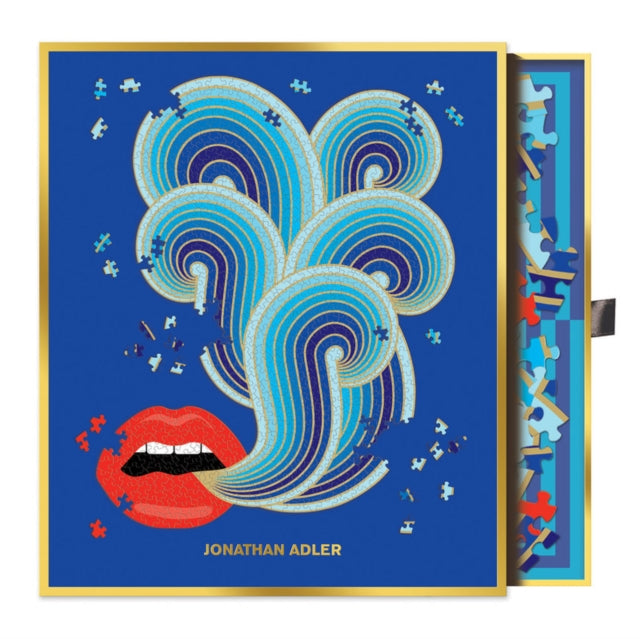 Jonathan Adler 750 Piece Lips Shaped Puz By Galison