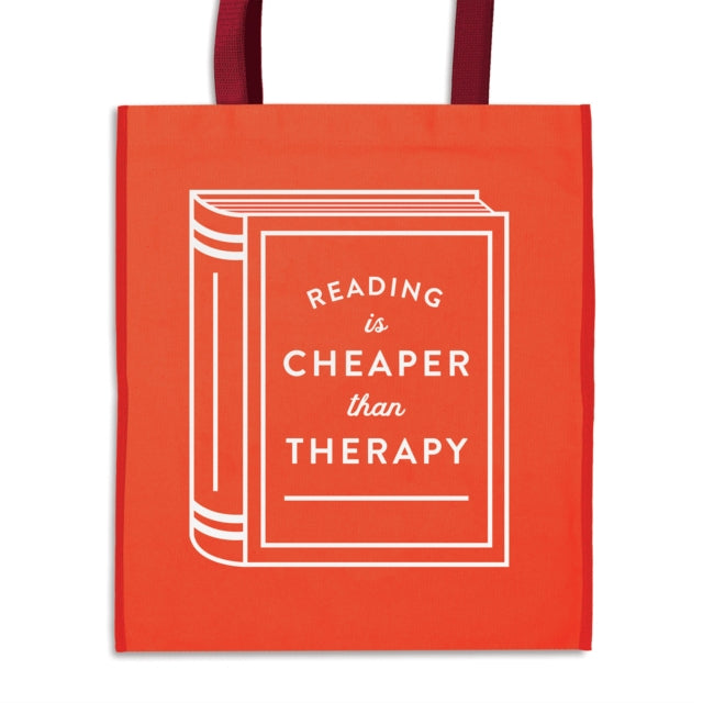 Reading Is Cheaper Than Therapy Reusablg By Galison