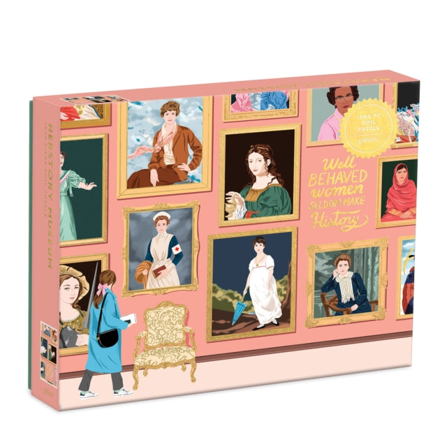 Herstory Museum 1000 Piece Foil Puz By Galison  Ana Hard