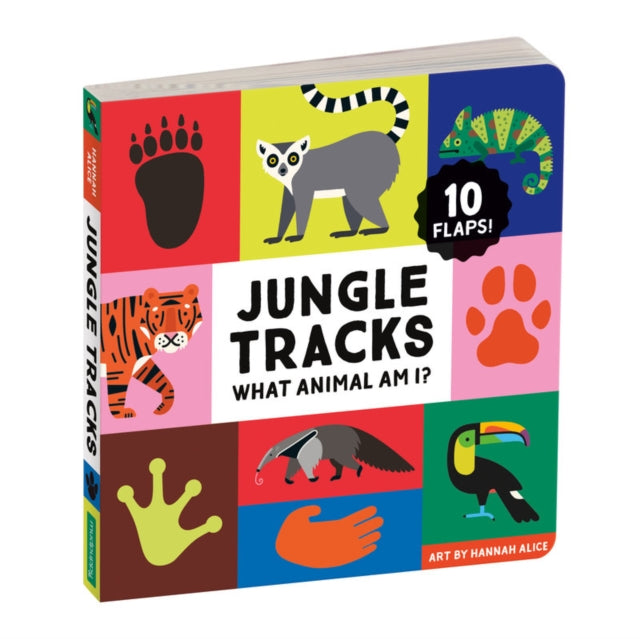 Jungle Tracks Lift The Flap Board Book By Mudpuppy