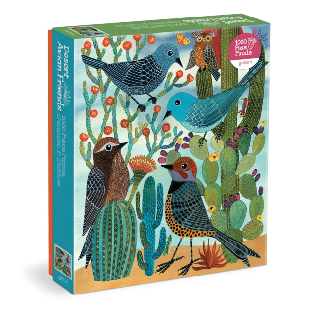 Desert Avian Friends 1000 Piece Puzzle By Galison  Geninne Zla