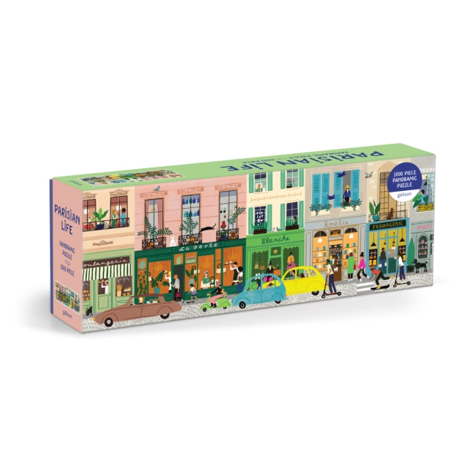 Parisian Life 1000 Pc Panoramic Puzzle By Bentley  Anne
