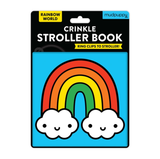Rainbow World Crinkle Fabric Stroller Bo