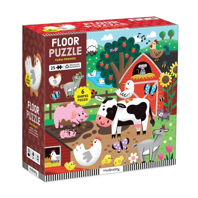 Farm Friends 25pc Floor Pzl Shaped