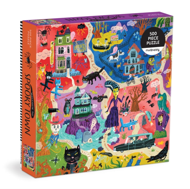 Welcome To Spooky Town 500pc Fa Pzl