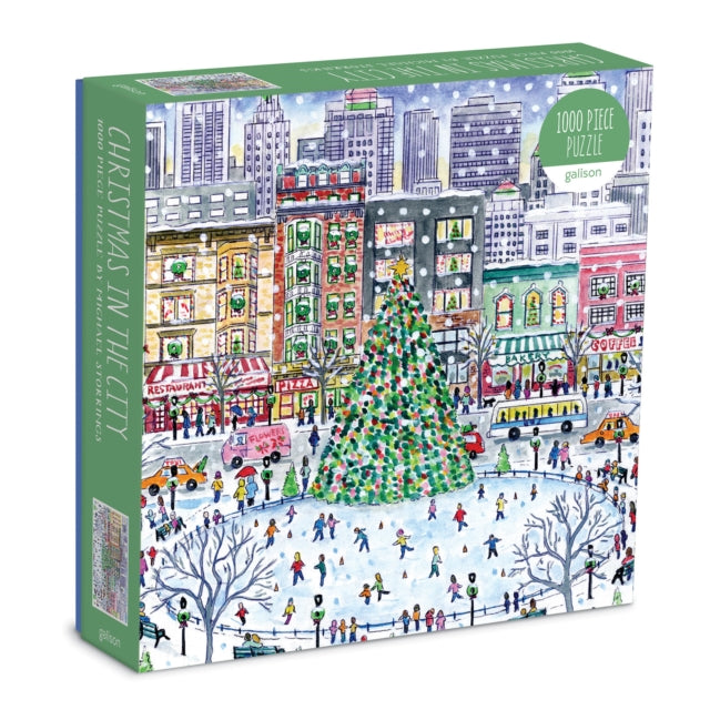 Christmas In The City 1000 Piece Puzzle By Galison  Michael Sto