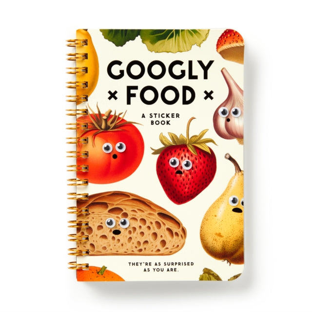 Googly Food Sticker Book By Brass Monkey Brass