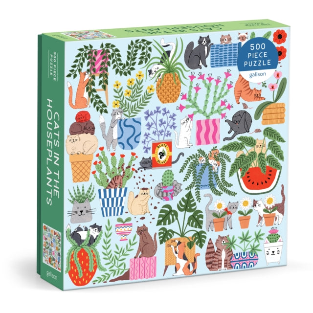 Cats In The Houseplants 500pc Pzl