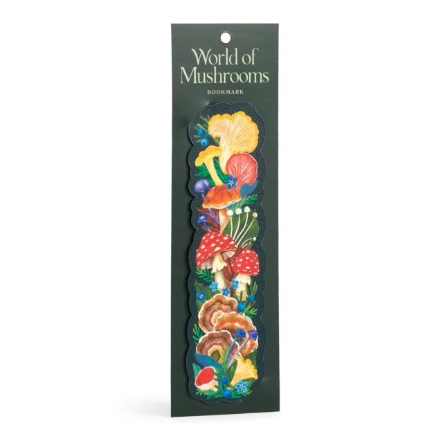 World Of Mushrooms Paper Bookmark By Galison