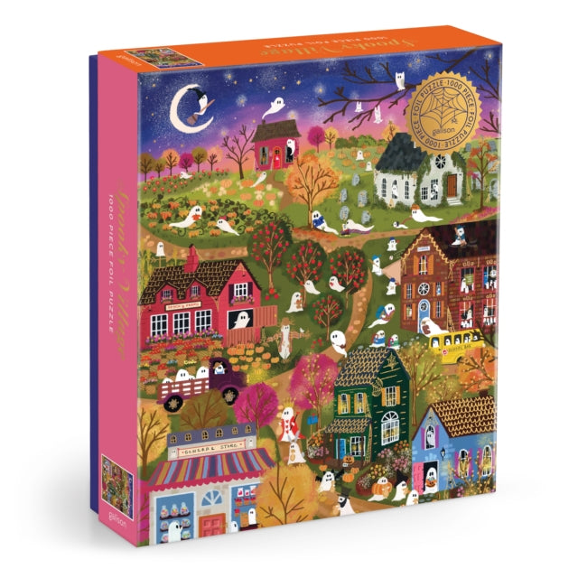 Joy Laforme Spooky Village 1000 Piece Fe By Galison