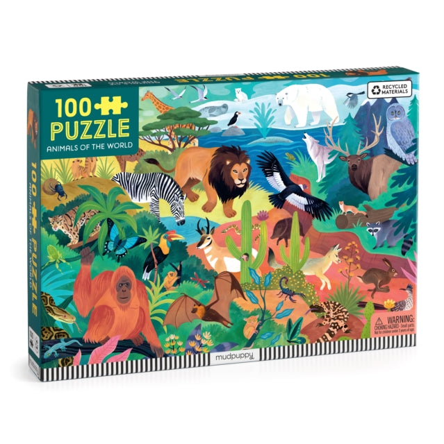 Animals Of The World 100 Piece Pzl