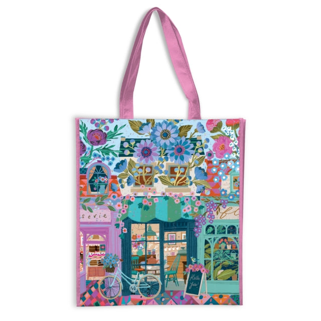 Open For Blossoms Reusable Shopping Bag By Galison