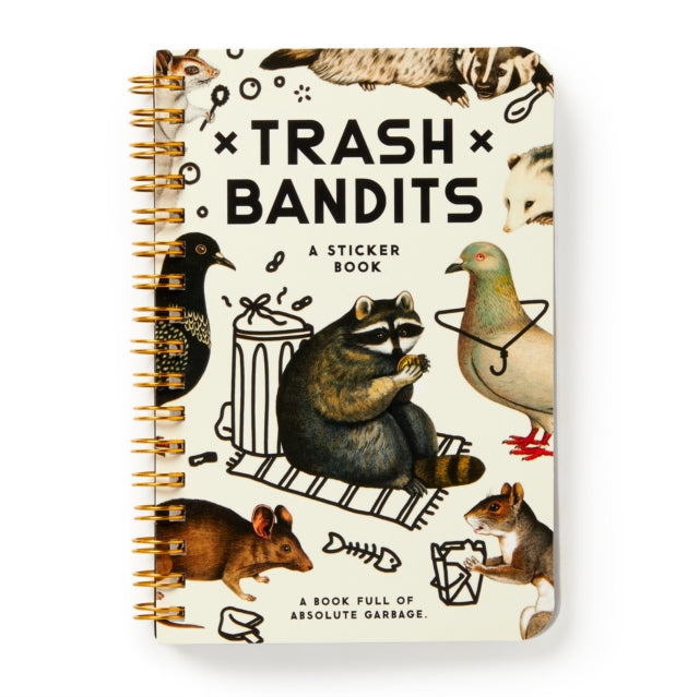 Trash Bandits Sticker Book By Brass Monkey