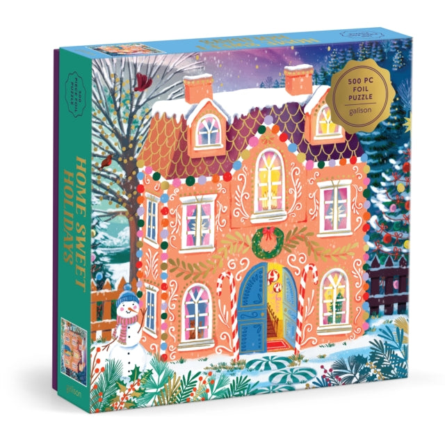 Home Sweet Holidays 500pc Foil Puzz By Galison  Galison