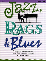 Jazz Rags Blues Book 4 Piano By Mier, Martha