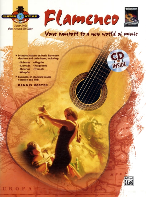 Guitar Atlas Flamenco Bk & Cd By Koster, Dennis