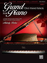 Grand One Hand Solos For Piano Book 1 By Bober, Melody