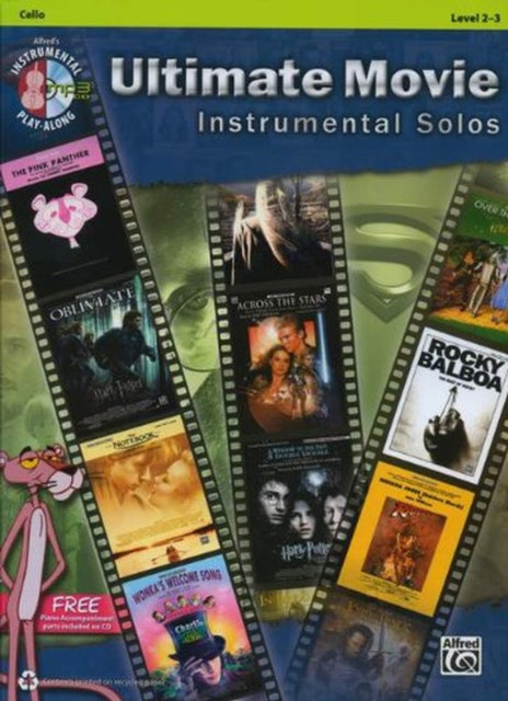 Ultimate Movie Inst Solos Vc With Cd By Various