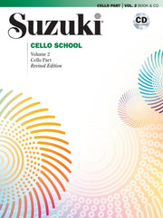 Suzuki Cello School Vol2 Book And Cd