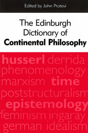 Edinburgh Dictionary Of Continental Phil