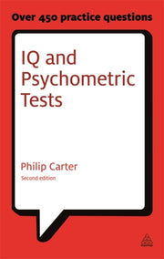 Iq & Psychometric Tests By Carter, Philip