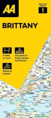 Road Map France Series 1 Brittany