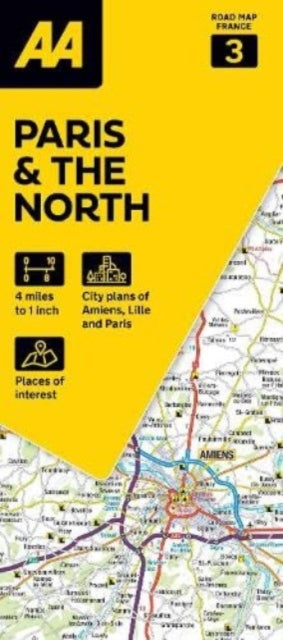 Road Map France Series 4 Paris The North