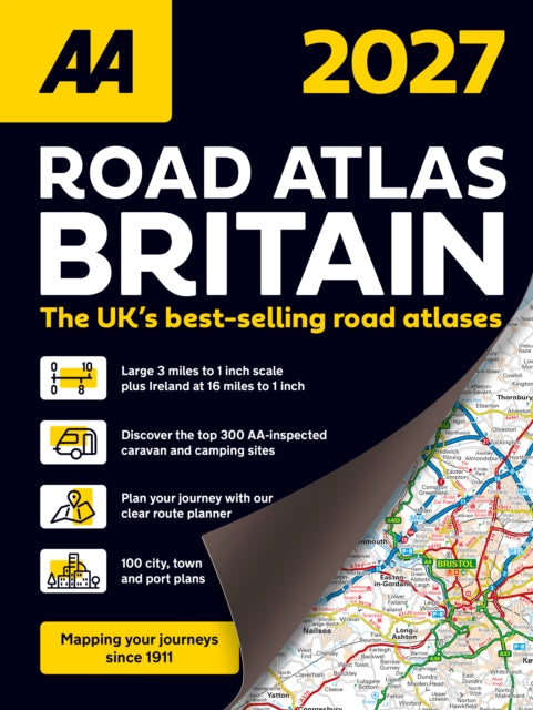 Road Atlas Britain Spiral 2027 By Aa Publishing