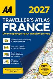 Travellers Atlas France 2027 By Aa Publishing