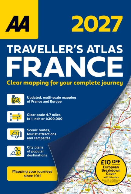 Travellers Atlas France 2027 By Aa Publishing