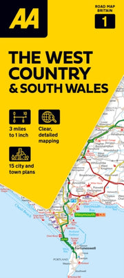 West Country & South Wales Road Map