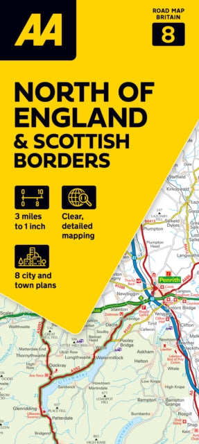 North Of England & Scottish Borders Map