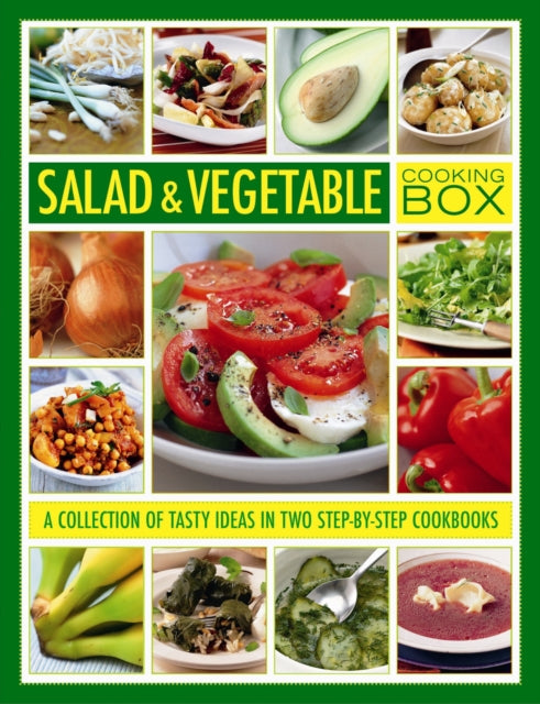 Salad & Vegetable Cooking Box 2 Book Set