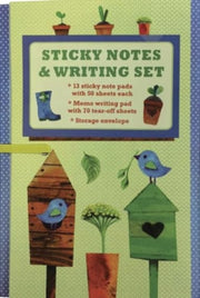 Stick Notes/writing Set Pretty Garden By Lorenz Books