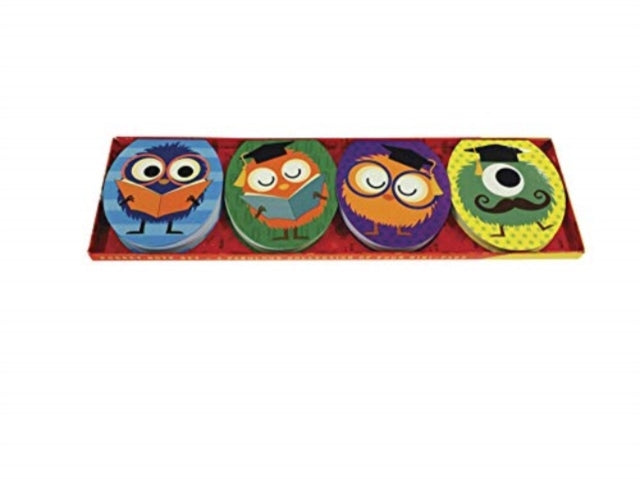 4 Mini Pads School Monsters