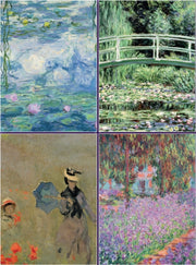 Set Of 4 Magnetic Notepads Monet By Unknown