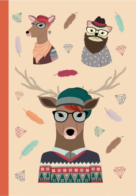 Hipster Animal Collection Design B Noteb