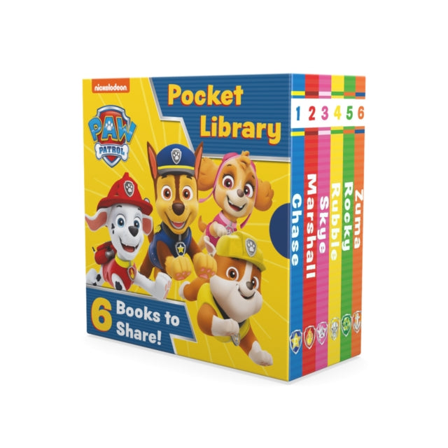 Paw Patrol Pocket Library Box Of 6