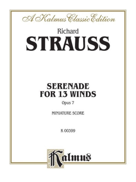 Strauss Serenade 13 Winds M