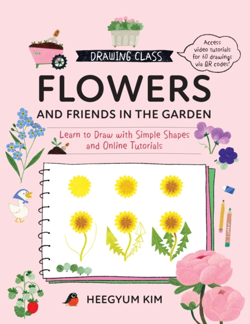Drawing Class Flowers & Friends/garden
