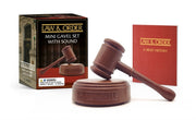 Law Order Mini Gavel Set With Sound