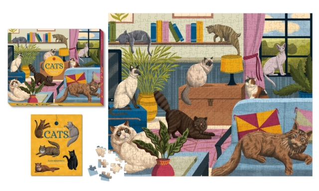 For The Love Of Cats 500-piece Puzzle By Eliza Berkowitz