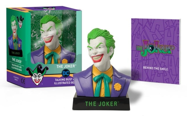 Joker Talking Bust And Illustrated Book