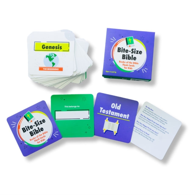 Bite Size Bible Books Of The Bible Flas By . Kidspring