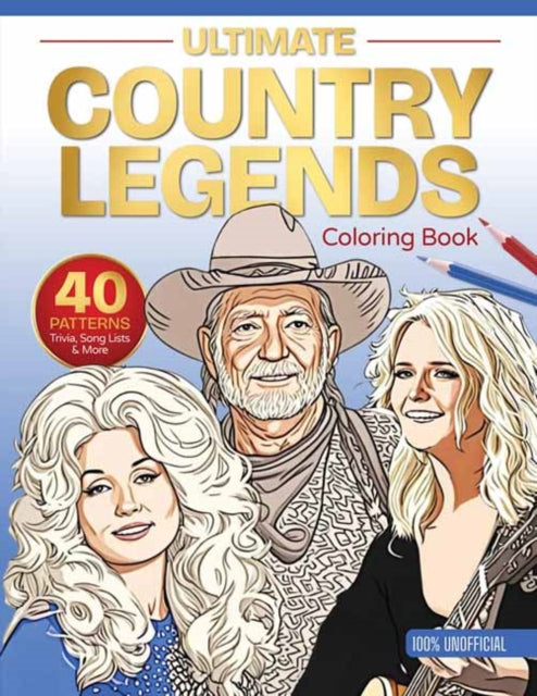 Ultimate Country Legends Coloring Book By Publishing, Schiffer