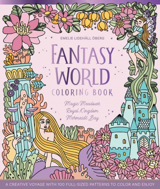 Fantasy World Coloring Book Magic Meadow By Berg, Emelie Lideh