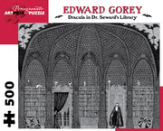 Gorey Dracula In Library