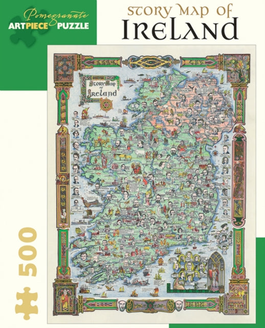 Story Map Of Ireland 500 Piece Jigsaw