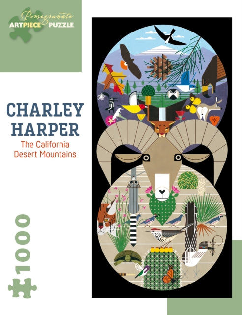 Charley Harper The California Desert Mou By Unknown